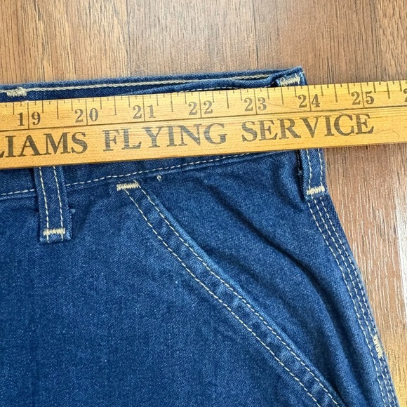 Carhartt FRB13 DNM Flame Resistant Denim Dungaree Jeans Mens 48x30 Blue FR New - Picture 4 of 7